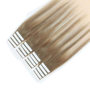 Extensiones de Cabello Humano Liso con Cinta Adhesiva, Fáciles de Colocar, Estilo <span class=keywords><strong>Glam</strong></span> en 5 Minutos para el Trabajo/Uso Diario, Sin Pegamento ni Complicaciones - Product Image 2