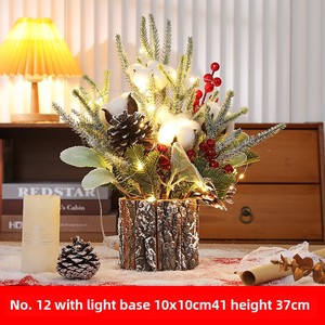 30cm Small <b>Christmas</b> <b>Tree</b> Decorative Ornaments <b>Table</b> <b>Christmas</b> Decoration Festive Figurine & Toy for Holiday Decorations - Product Image 6