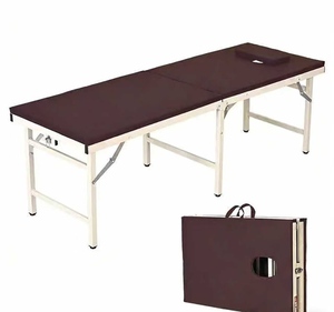 Cama de masaje plegable portátil, cama de masaje manual, ortopédica, para moxibustión, rehabilitación, terapia, masajes, tatuajes y estética. - Product Image 2