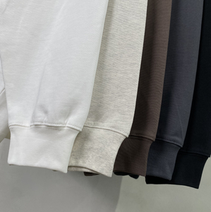 <span class=keywords><strong>Camisas</strong></span> de Manga Larga <span class=keywords><strong>para</strong></span> <span class=keywords><strong>Hombre</strong></span>, 100% Algodón, 385 g/m², Estampado en Relieve Personalizado, Cuello Redondo, con Logotipo Personalizado - Product Image 5