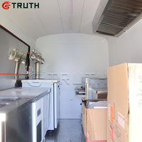 Enregistrement légal Oem Long Food Cart Mobile Kitchen Van Ice Cream Hot Dog food truck électrique