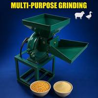 Broyeur à disques pour aliments animaux, haute efficacité, pour petites exploitations agricoles, machine à moudre les céréales, broyeur multifonction
