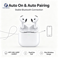 Écouteurs sans fil VAYSMA TWS Bluetooth V5.0, écouteurs semi-intra-auriculaires, membrane composite de 14,2 mm, casque stéréo HiFi