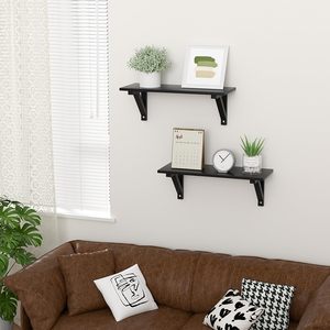 Hot-bán treo tường tre tự nhiên gờ gỗ đa chức năng lưu trữ Kệ quốc gia phong cách nổi kệ - Product Image 2