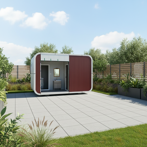 Casa Contenedor Prefabricada de Acero, Modelo Apple Cabin, Estilo Moderno, Diseño Transpirable, Fácil Transporte e Instalación, Interior Espacioso - Product Image 1