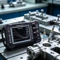 Détecteur de défauts ultrasonique numérique, plage de test 0-6000 mm, équipement de contrôle non destructif pour les fissures et défauts métalliques, pour l'inspection des soudures d'acier
