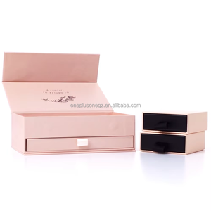 Custom Double Decker Cardboard Gift Box with Magnetic Lid Rigid Paper Sliding Drawer Box with Magnet Closure - Product Image 2