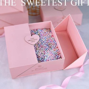 Wholesale Custom High Quality Pink Creative Romantic Fashion <b>Magnetic</b> <b>Gift</b> Box for Valentine Foldable <b>Gift</b> <b>Boxes</b> With Your logo - Product Image 4