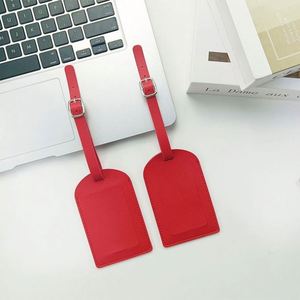 Étiquettes d'identification pour bagages en vrac, étiquettes de bagages en cuir PU, étiquette de bagage personnalisée pour cadeau promotionnel - Product Image 5
