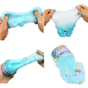 Đồ Chơi Thiết Lập Bơ Fluffy Slime Làm Tự Làm Bùn Thơm Bọt Bông Kẹo Đám Mây Kit Với Ice Cream Slime Charms - Product Image 3