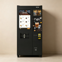 Máquina Expendedora de Café y Chocolate Caliente TCN, Totalmente Automática, de Pie, para Uso en Interiores