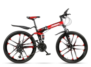 Vente en gros VTT adulte unisexe 24 26 pouces 21 vitesses <span class=keywords><strong>fourche</strong></span> amortissante Option multicolore sport universel été hiver - Product Image 3