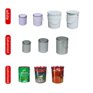 Seau rond en fer pour peinture <span class=keywords><strong>chimique</strong></span>, 0,1-30L, avec anse, vente en gros, conteneur de peinture au latex, qualité export, sécurité garantie - Product Image 5