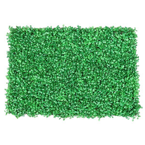 Panneau mural végétal <span class=keywords><strong>artificiel</strong></span> en gros, grande clôture murale en herbe, haies artificielles, clôture en plastique, mur de feuilles vertes pour la décoration intérieure - Product Image 5