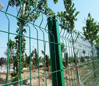 Panneaux de clôture en fil de fer soudé 3D Merco, 6 pieds, galvanisés à chaud, revêtement en poudre, traités thermiquement, clôture de sécurité extérieure à pliage en V, jardin
