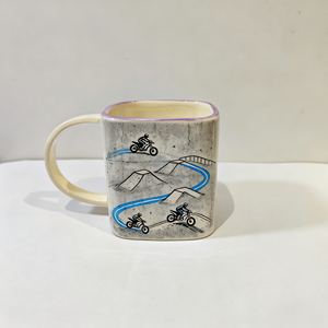 Tasse à café Supercross <span class=keywords><strong>moto</strong></span> peinte à la main personnalisée | Tasse en porcelaine céramique | <span class=keywords><strong>Cadeau</strong></span> de vacances parfait - Product Image 2