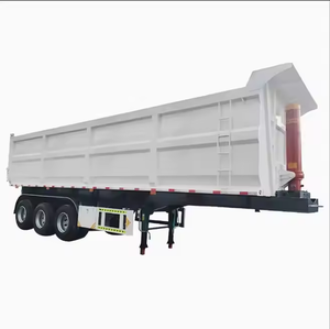 Semi-remorque benne basculante en acier robuste en forme de U à prix compétitifs, capacité supérieure à 30 000 kg - Product Image 5