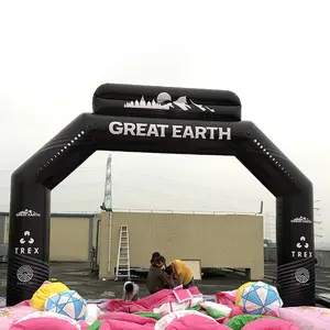 Tùy Chỉnh Thể Thao Quảng Cáo Cổng Inflatables Góc Archway Inflatable Race Arch