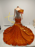 Robe de soirée longue sans manches sur mesure Ocstrade pour femmes, robe de bal chic de luxe avec appliques dorées, robe de bal noire élégante 2025