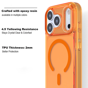 Étui rigide transparent avec aimant pour <span class=keywords><strong>iPhone</strong></span> 17 16 15 14 <span class=keywords><strong>13</strong></span> 12 Air Pro Max – Personnalisable et vente en gros - Product Image 2