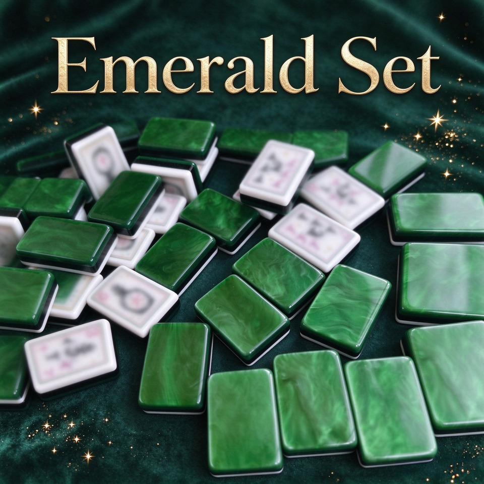 Number Magic Tiles 160 Pcs Premium Acrylic American Mahjong Tiles Set Eco-Friendly Water ...