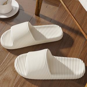 Chaussons d'intérieur respirants et antidérapants Evergreen, semelle extérieure en PE/PVC, tige en tissu extensible, doublure douce, tongs - Product Image 5