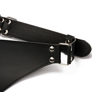 กางเกงหนังรัดรูปทรงทีแบ็คสำหรับผู้ชาย สไตล์เซ็กซ์ BDSM - Product Image 4