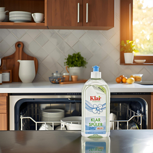Agent de rinçage écologique végétalien KLAR RTS 2, 500 ml, sans parfum, anti-calcaire, améliore le séchage de la vaisselle, pour la vaisselle - Product Image 2