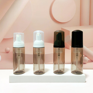 Großhandel 50ml 60ml Grau Grün Schwarz Weiß Klar Kunststoff Schaum <span class=keywords><strong>Pump</strong></span> flaschen Hersteller Mit Schwarzen Pumps - Product Image 2