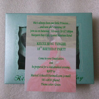 Conceptions de cartes de mariage faites à la main et cartes d'invitation papillon 3D bleu ciel
