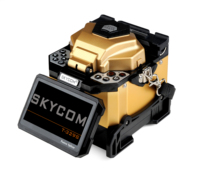Mesin Sambung Serat Optik SKYCOM T-329S 6-Motor Presisi Tinggi dengan Penyelarasan Inti untuk Jaringan Backbone 100km