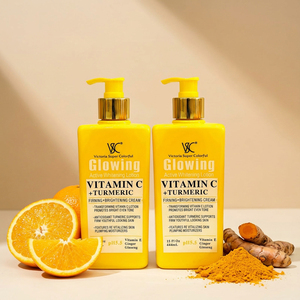Lait hydratant en profondeur C <span class=keywords><strong>Curcuma</strong></span> Super éclaircissant Lotion pour le corps Vitamine C Formule ultra concentrée Parfumée Raffermissante Peau éclatante - Product Image 3