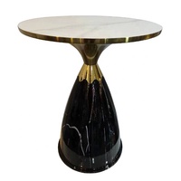 Table d'extrémité de luxe en métal et en bois accessoire décoratif pour la maison meubles d'angle de salon produits de Tables basses