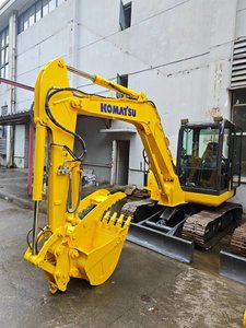 Excavadora KOMATSU PC56 con rodamiento de engranajes en buenas condiciones, componentes de núcleo PLC, venta de bomba de motor de Japón para construcción de carreteras - Product Image 4