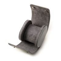 Étui de voyage pour montres en gros, 1/2/3 emplacements, boîte à montres personnalisée, étui de luxe portable en cuir véritable pour le rangement des montres