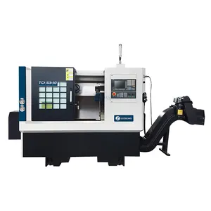 horizontal cnc metal lathe turning turn mill TCK6350 cnc lathe turning components metal