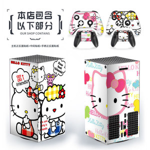 สติกเกอร์พีวีซีป้องกันรอย Xbox Series X สำหรับเครื่องเล่นเกม ลายการ์ตูนดีไซน์ลายสันติภาพ - Product Image 4