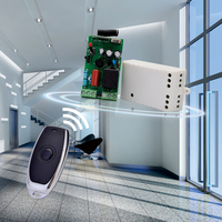Télécommande sans fil RF 433Mhz pour porte de garage YET027 avec code d'apprentissage