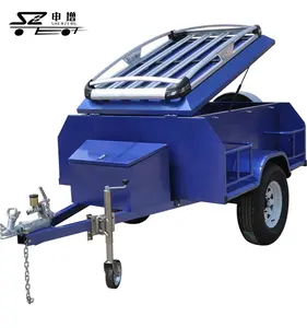 offroad car trailer small camper trailer use for travelling with tent