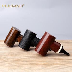 Muxiang Handmade Briarwood Pipe Solid Wood Free Form Tobacco Pipe Custom Made - Product Image 2