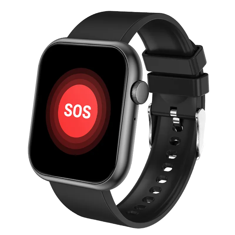 Yaşlı bakımı SOS çağrı saatler takip tıbbi acil Heatlth Smartwatch spor izci su geçirmez akıllı saat