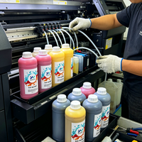 Encre éco-solvant à faible odeur et sans benzène pour imprimantes grand format compatibles avec les têtes d'impression Epson, Phantom, Audley, Xeda, Gongzheng