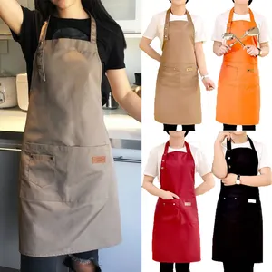 Menyesuaikan Apron Grill Dapur Apron Chef Profesional untuk BBQ Kue Penata Rambut Memasak untuk Laki-laki Perempuan Adjustable