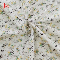 Tissus en Chiffon de Soie à Imprimé Floral Numérique, Tissu 100% Viscose pour Robe Femme