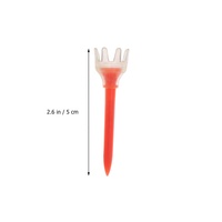 COMMENT VRAI Nouvelle Arrivée 50/80mm En Plastique Golf Tee Formation Pratique Outil Accessoire Mixte Couleur Portable Golfs Balle Racks à Servir