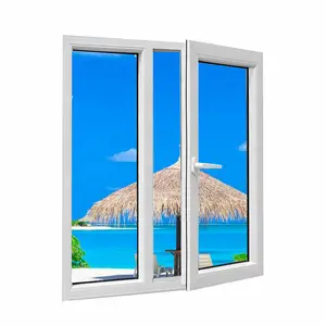 Guangzhou Supplier Window Fans For Open Inside UPVC Casement Windows pvc windows