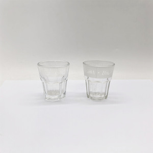 2OZ Shot Wine Takila Glass Cup With Frost <b>Letter</b> Party Bar Cup - Product Image 3