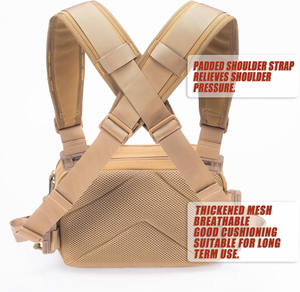 Muestra gratis de poliéster de alta calidad resistente al desgaste cremallera cintura pecho bolsa táctica camuflaje impreso chico Fanny cinturón riñonera - Product Image 3