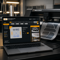 Software Profesional de Corte de PPF para Automóviles MCC, Máquina de Corte de Película PPF Pre-cortada, Patrones de Corte para Plotter