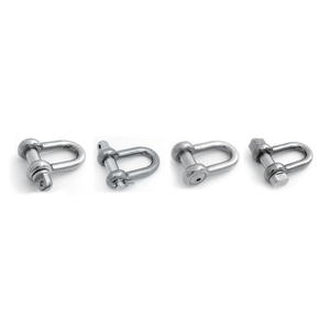 Manilles en acier galvanisé de type D, produits américains et européens, manilles en acier inoxydable de type D, anneaux en acier inoxydable 304, prix bas, Qatar, 10 à 50 tonnes - Product Image 1